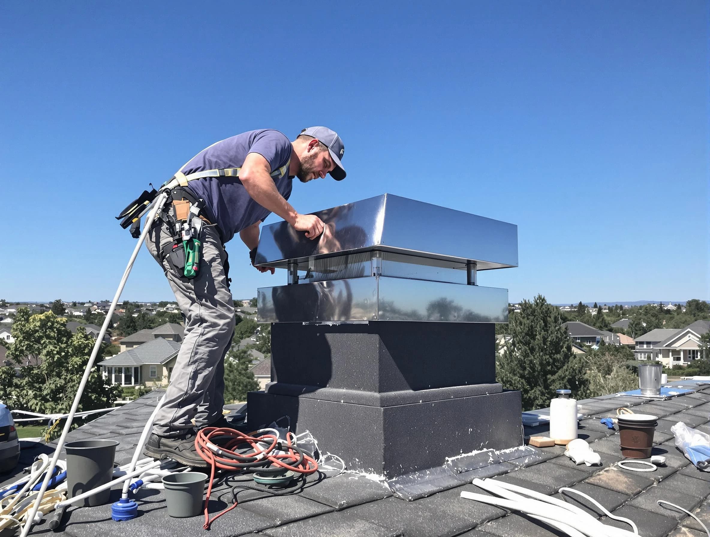 Chimney Cap Services service in Collier, PA