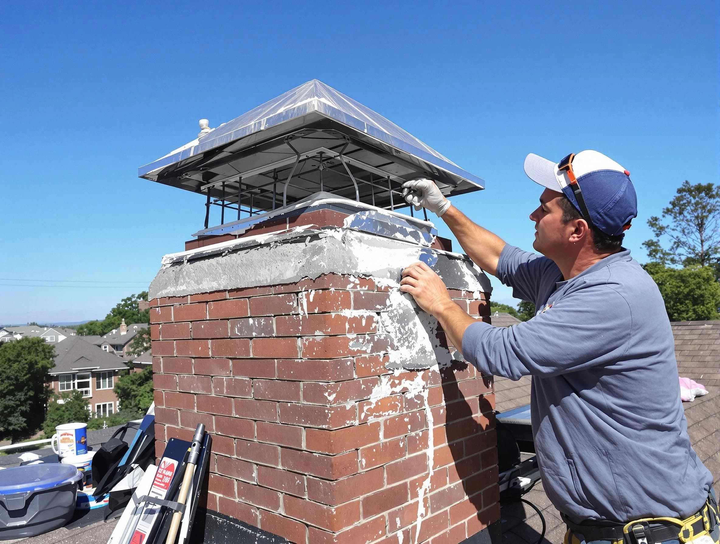 Chimney Crown Services service in Collier, PA